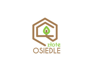 Projekt graficzny logo dla firmy online złote osiedle